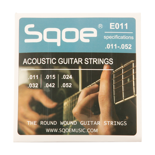 SQOE QX-SQ-E011 комплект струн для акустической гитары (11-52)