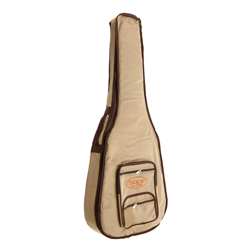 SQOE Qb-mb-20mm 41 Чехол бежевый для акустической гитары 41'' с утеплителем 20мм